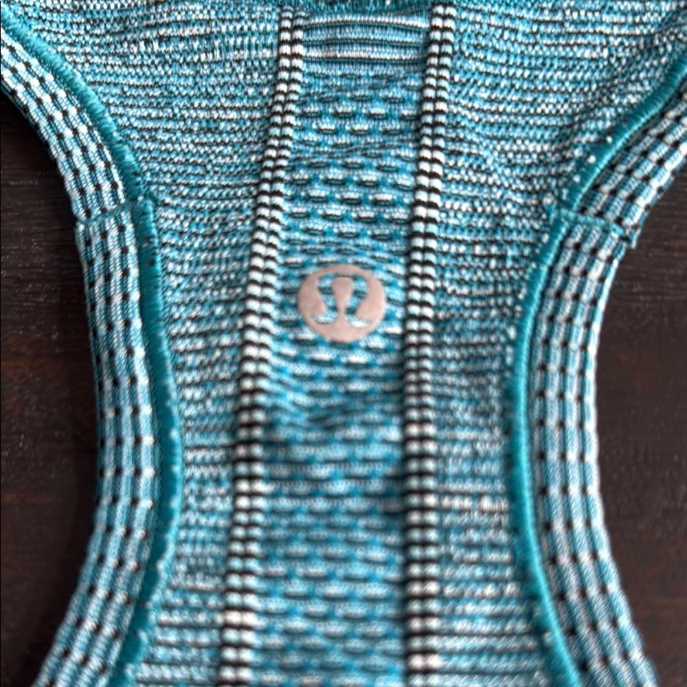 Blue/Green Lululemon Racerback Tank - Picture 3 of 3